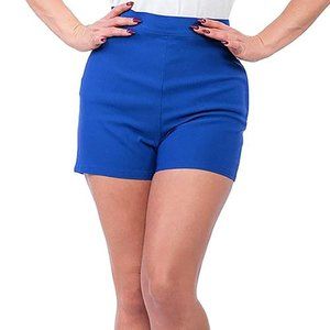 High Waisted Bombshell Shorts Plus Size Pinup